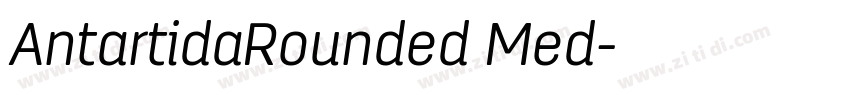 AntartidaRounded Med字体转换
